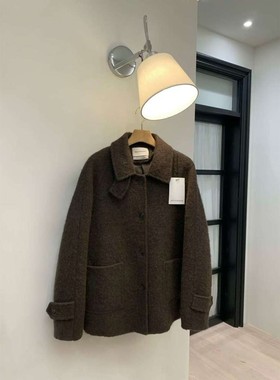 九1108韩国东大门大衣区NOTTINGHAM-8693184直邮气质甜美优雅秋冬