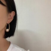 九0307韩国东大门耳饰CHEEK 8455714直邮街头人气档口春季 气质