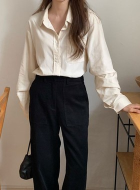 九1108韩国东大门衬衫-区Notice-8692300冬款端庄新款独特直邮