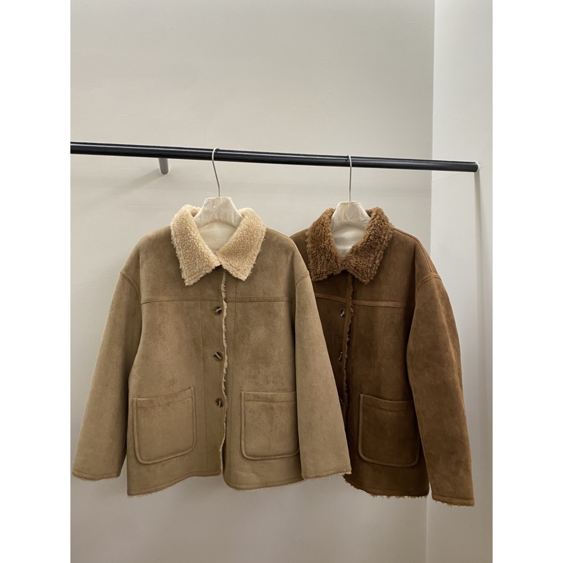 八1104韩国东大门运动瑜伽外套短款大衣双面区4473994档口可爱