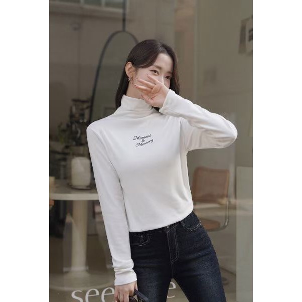 九1108韩国东大门t恤区latte-8690917知性人气经典秋季清新通勤