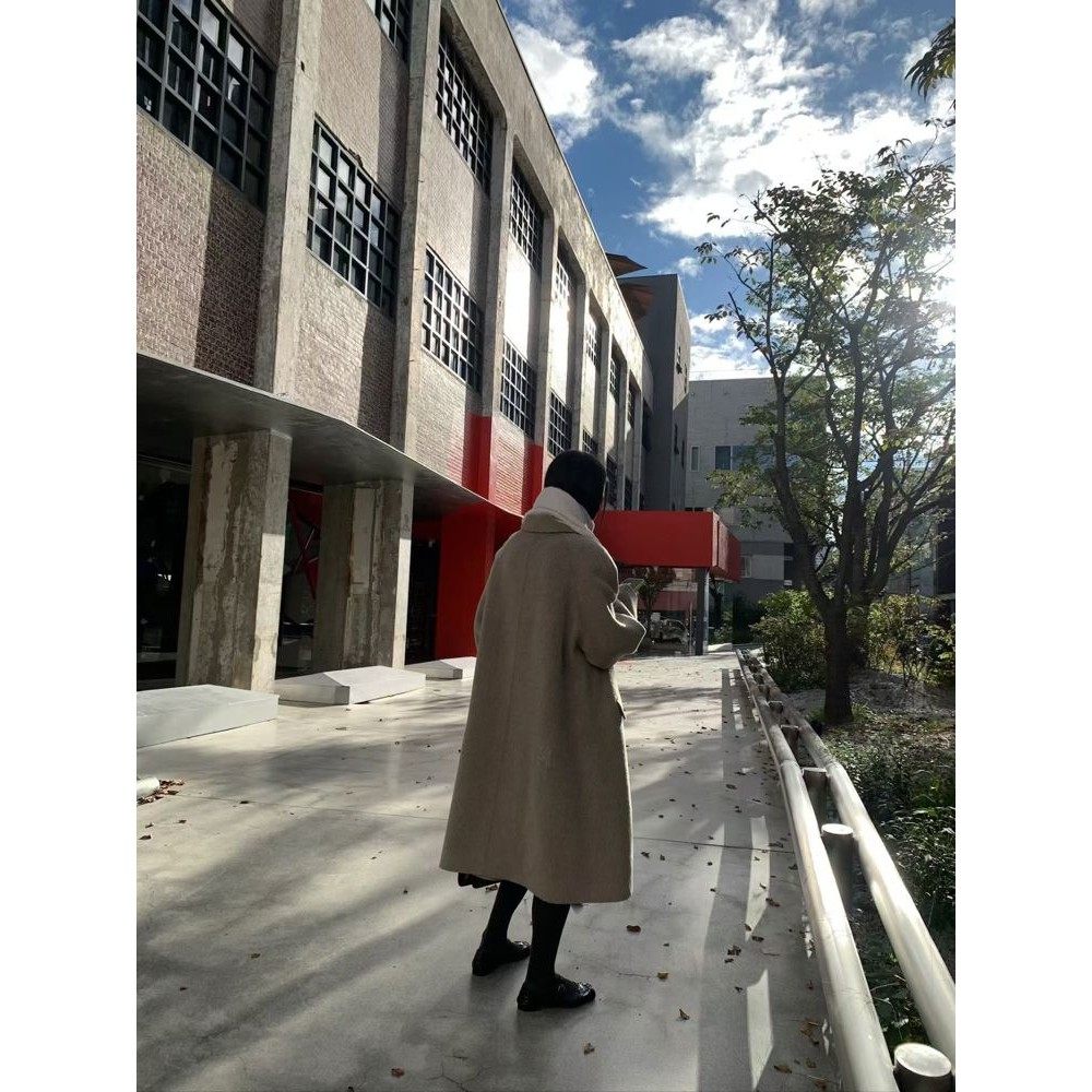 九1108韩国东大门大衣区UNDERSON-8691369秋冬修身韩版优雅可爱