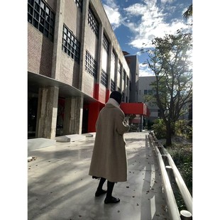 九1108韩国东大门大衣区UNDERSON-8691369秋冬修身韩版优雅可爱