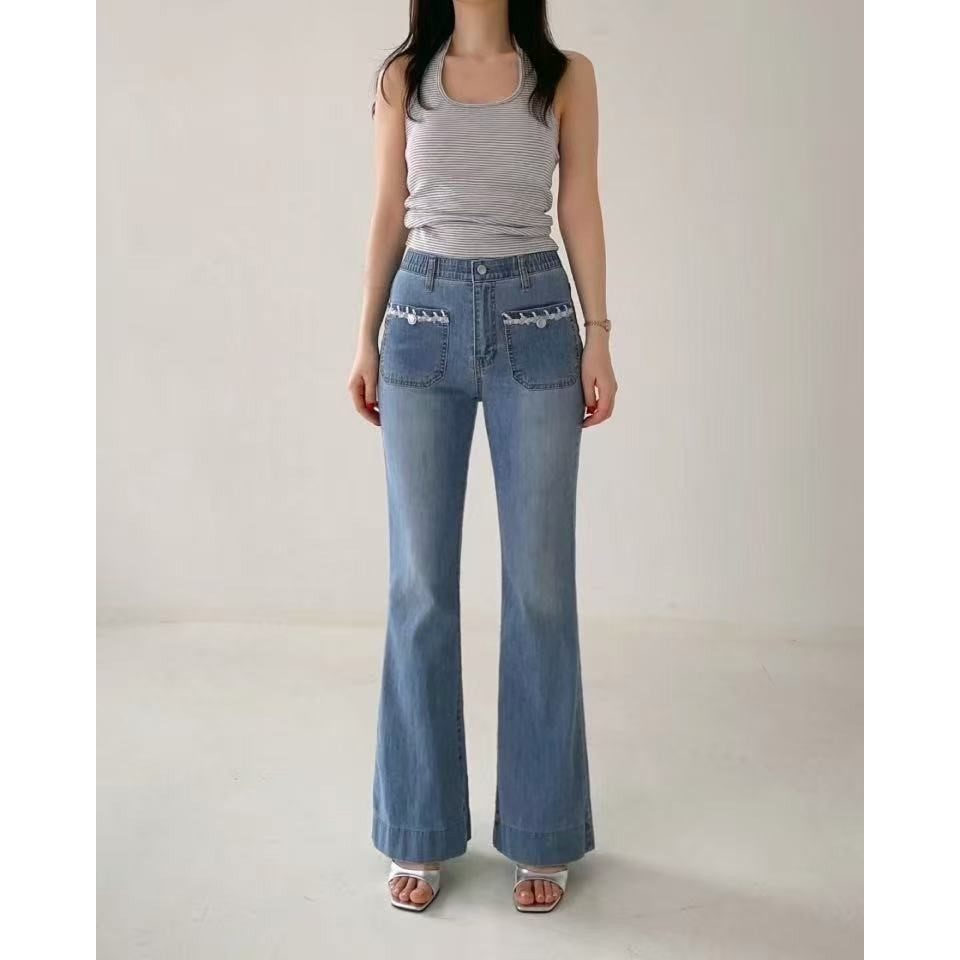 九0704韩国东大门运动牛仔裤区HowLuk-8577042秋夏街头韩版欧美