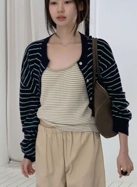 六0903韩国正品42621 针织衫区人气原宿秋季潮流通勤学院纯色简约