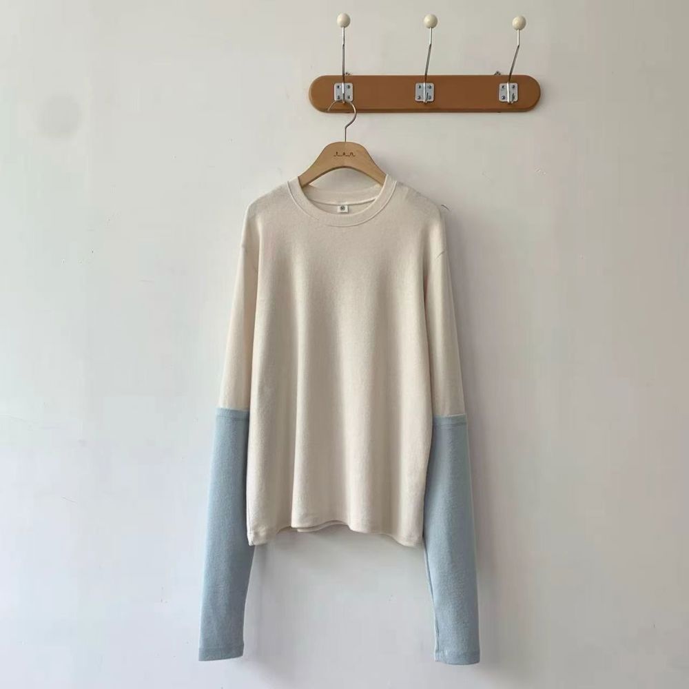 九1108韩国东大门t恤区TAN&Como-8692816都市甜美简约秋冬修身