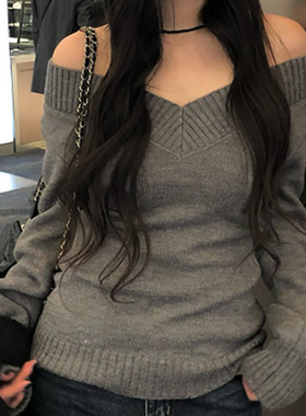 五1214韩国直邮an-yon-emore- 针织衫5063083区街舞正品优雅休闲