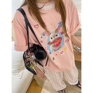 九0725韩国东大门t恤区Boutique-8592119浪漫直邮流行人气百搭