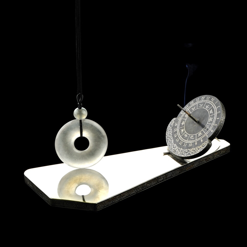 金大师乌铜走银非遗手工艺品古玩摆件送礼收藏驻守时光日晷香插
