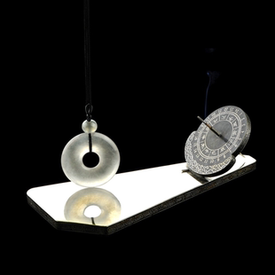 金大师乌铜走银非遗手工艺品古玩摆件送礼收藏驻守时光日晷香插