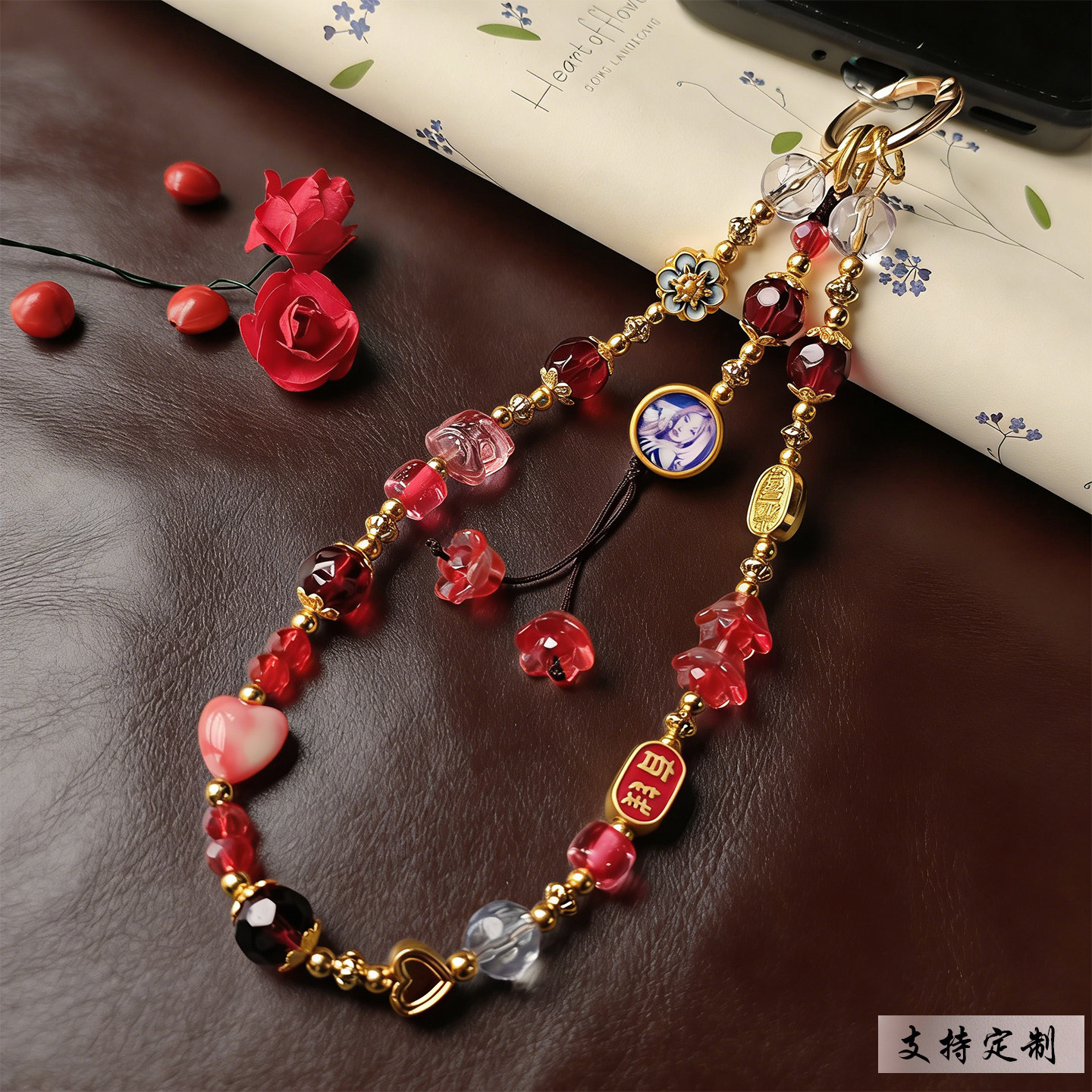 小众手机链文创ins王嘉尔王鹤棣结实耐用暴富挂饰小挂件随身挂绳