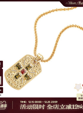 【杨和苏同款】babama骑士宝箱系列勇气盾牌项链原创毛衣链送男友