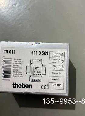 原装正品theben时间继电器TR611，型号6110501，2价格详谈
