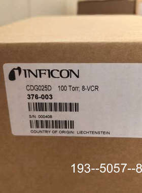议价INFICON  376-003  100Tor详谈