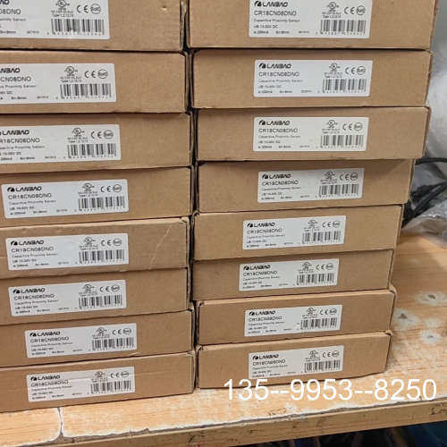 原装正品兰宝电容式传感器 接近开关 位移传感器CR18CN08DNO价格