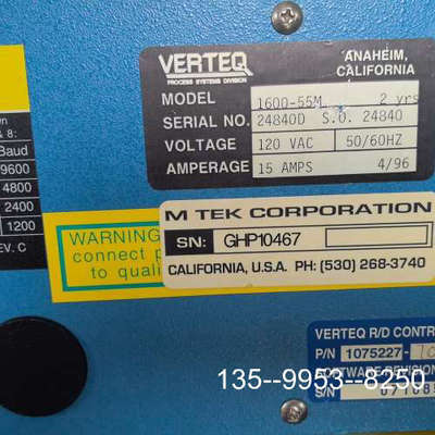 原装正品VERTEQ控制器1600-55M，120VAC电压，1价格详谈