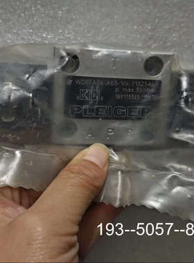 议价Pleiger普莱格电磁阀WDFFA06-AB3-1/X详谈