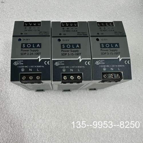 原装正品 SOLA开关电源 SDP3-15-100T  价格详谈