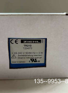 原装正品ZIEHLTR210温度控制器，TR210 ZI价格详谈