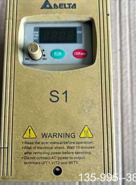 原装正品台达0.4kw变频器VFD004S23A       220价格详谈