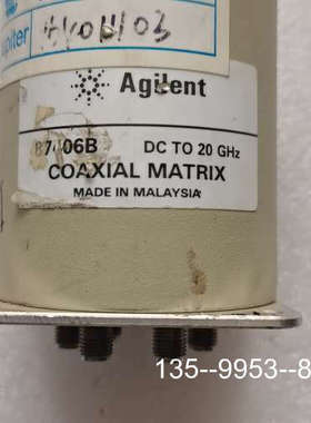 原装正品 87406B 同轴矩阵开关，DC到20 GH价格详谈