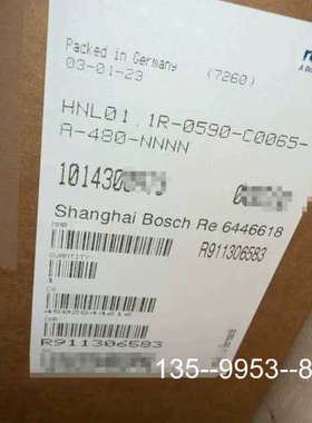 原装正品力士乐电抗器 HNL01.1R-0590-C0065-A-4价格详谈