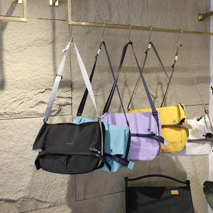 山系户外2025新款 轻量级户外可折叠单肩斜挎包1085 都市通勤情侣款