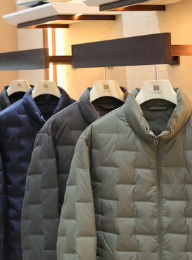 高性价比2025秋冬新款男士户外保暖全压胶工艺立领羽绒服外套1679