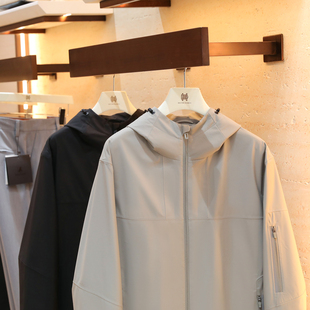 高端户外徒步旅行机能风三防软壳夹克外套潮1415 男士 2025秋季 新款