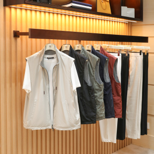 意式 男高端三防休闲两面穿背心马甲坎肩外套1320 奢华2025早秋新款