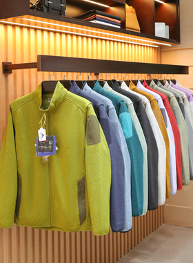 2025秋冬新款情侣款户外保暖摇粒绒冲锋衣内胆针织抓绒衣外套1752