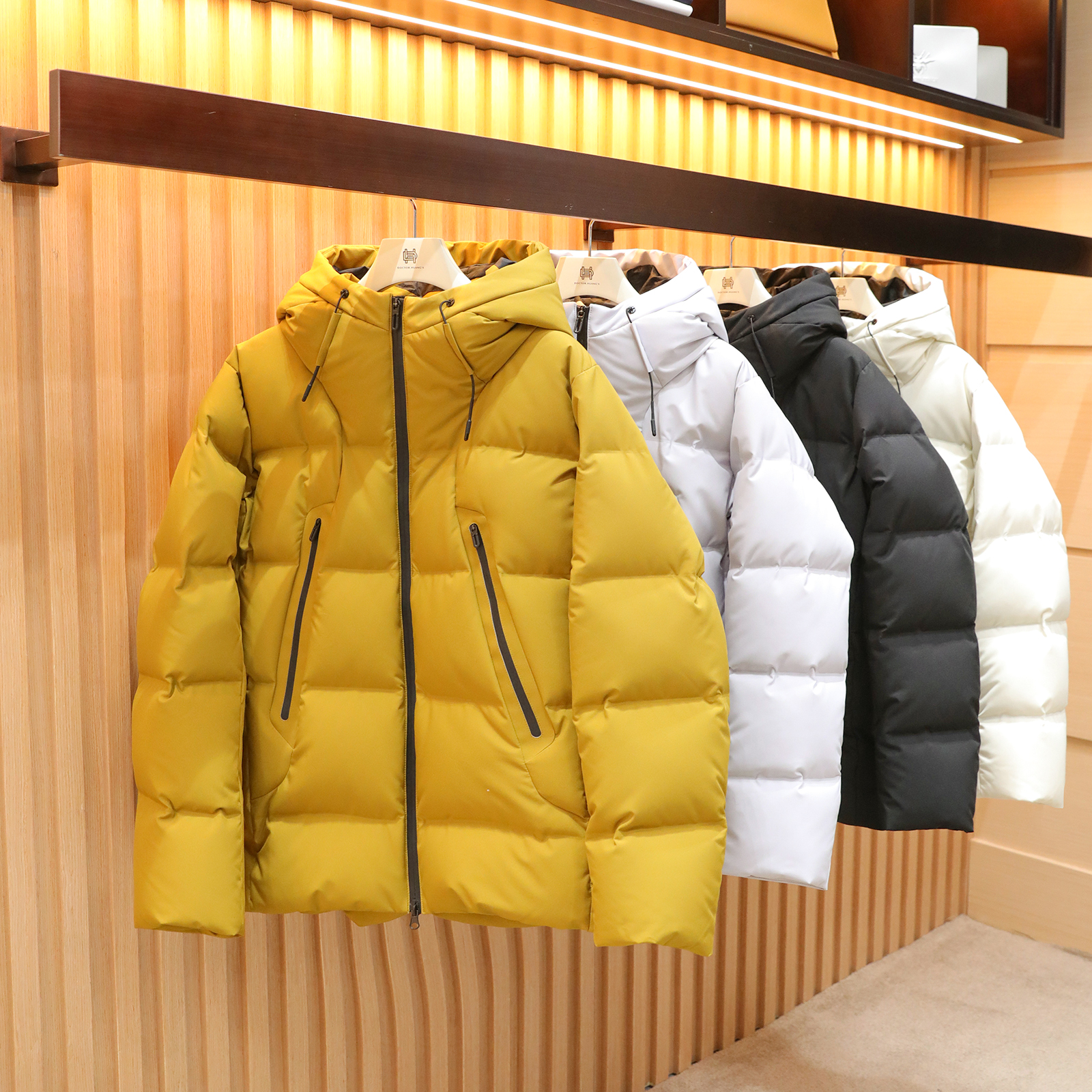 2025冬季新款男保暖石墨烯发热黑科技户外三防连帽羽绒服外套1637