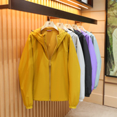 机能风2026春季 新款 轻量型户外运动休闲速干透气连帽夹克外套2007