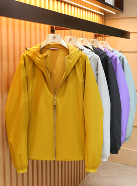 机能风2026春季新款轻量型户外运动休闲速干透气连帽夹克外套2007
