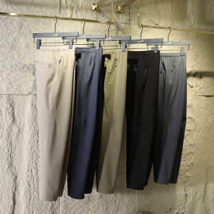 8328 男防风防水加绒休闲裤 轻量保暖2025春秋冬时尚 户外弹力软壳裤