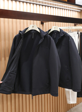 城市机能风2026春季新款户外一体织绒三防软壳冲锋夹克外套男2060