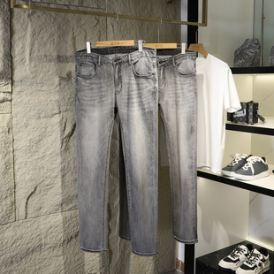 长裤 Z系2024春夏长绒棉弹力修身 9039 男士 子薄款 牛仔裤 小脚休闲裤