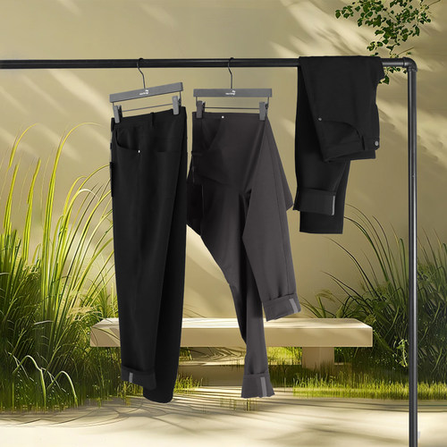 2025春夏季新款男士时尚高端城市户外三防软壳休闲裤运动长裤9856