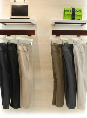 城市机能风2025秋冬新款男士户外运动三防保暖加绒软壳休闲裤1247