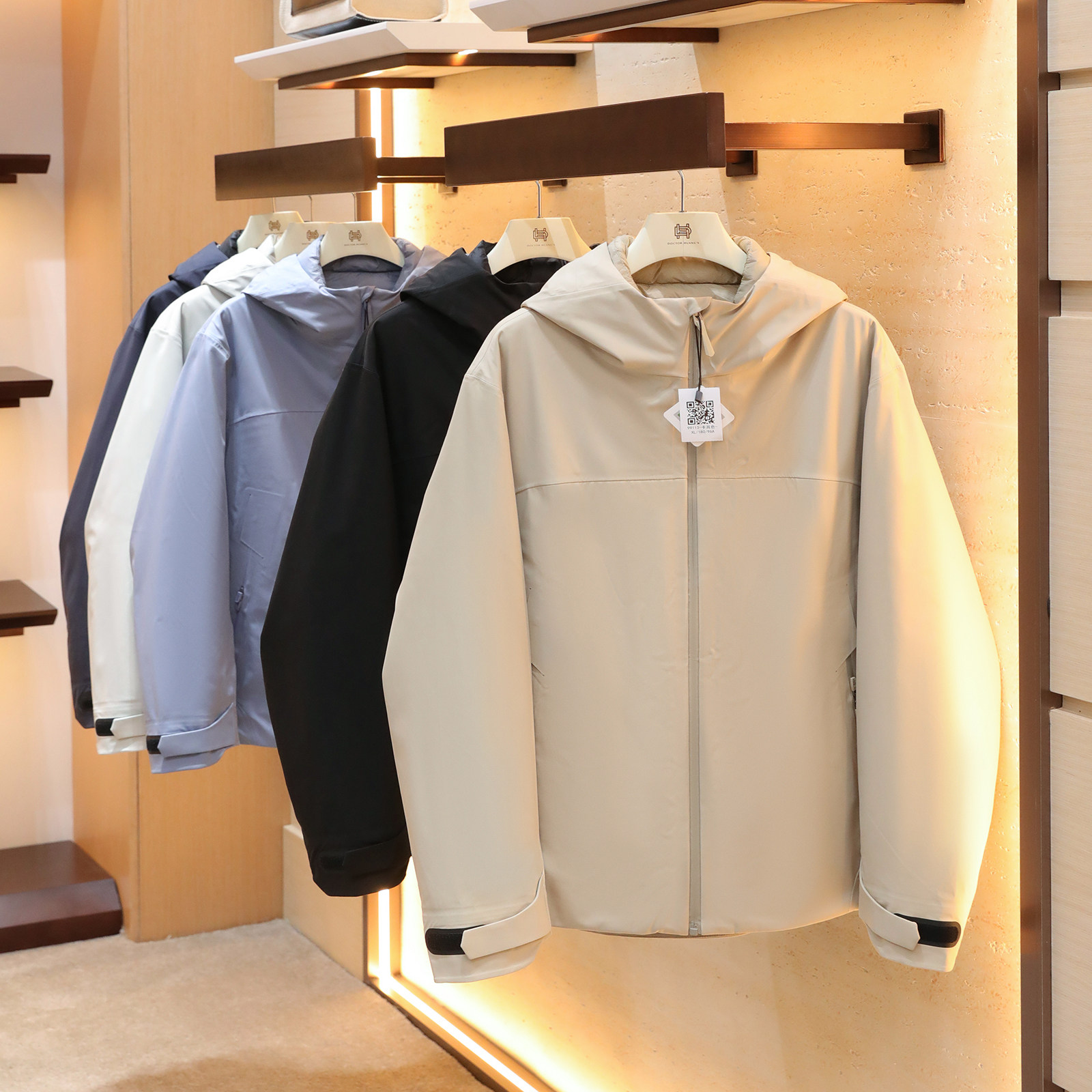 2025冬季新款户外三合一机能风夹克外套可脱卸内胆保暖羽绒服1617