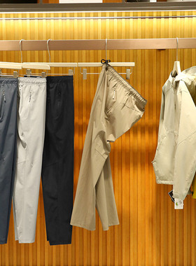 城市户外机能风2025春夏季新款男士休闲运动三防弹力机能长裤9889