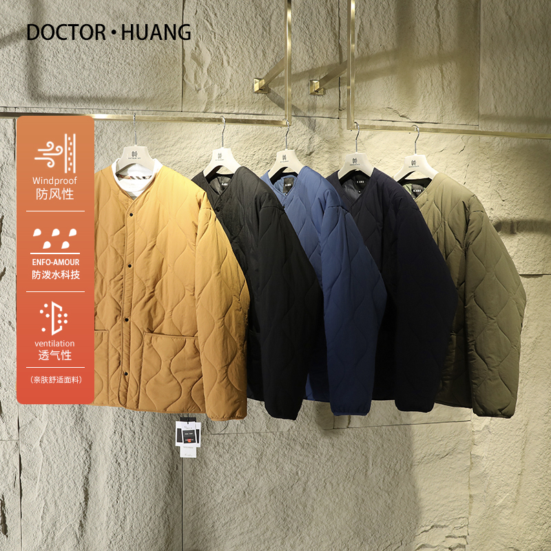 韩版无领短款90鹅绒羽绒服外套