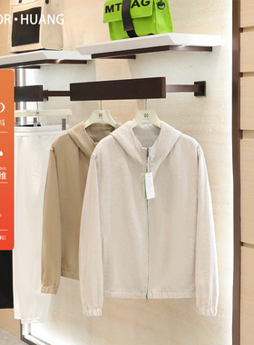 意式奢华2025早秋新款高级感男士户外100%亚麻飞行员夹克外套1237