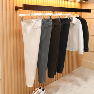 高级感醋酸羊毛混纺直筒针织长裤 意式 男士 新款 1631 奢华2025秋冬季