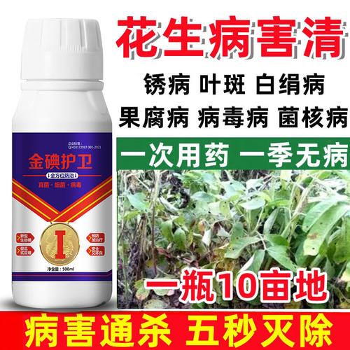 花生专用药花生锈病白绢病叶斑病黑斑病花生病防治真菌细菌病