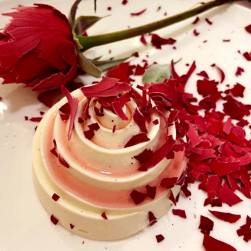 抖音玫瑰慕斯模客从何处来同款螺旋形巧克力花朵甜品冰淇淋硅胶模