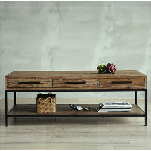 工业风茶几抽屉价格 工业风茶几抽屉图片 星期三