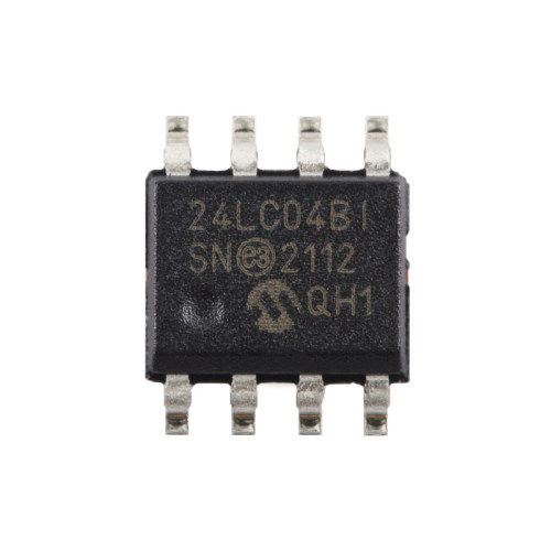 原装正品 24LC04BT-I/SN SOIC-8 4Kb I2C兼容双线串行EEPROM芯片
