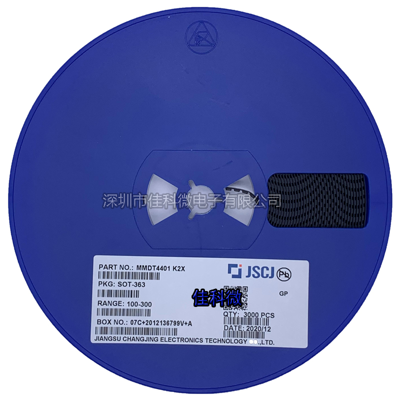 CJ长电长晶 MMDT4401 MMDT4401 丝印 K2X K2T SOT-363 复合二极管