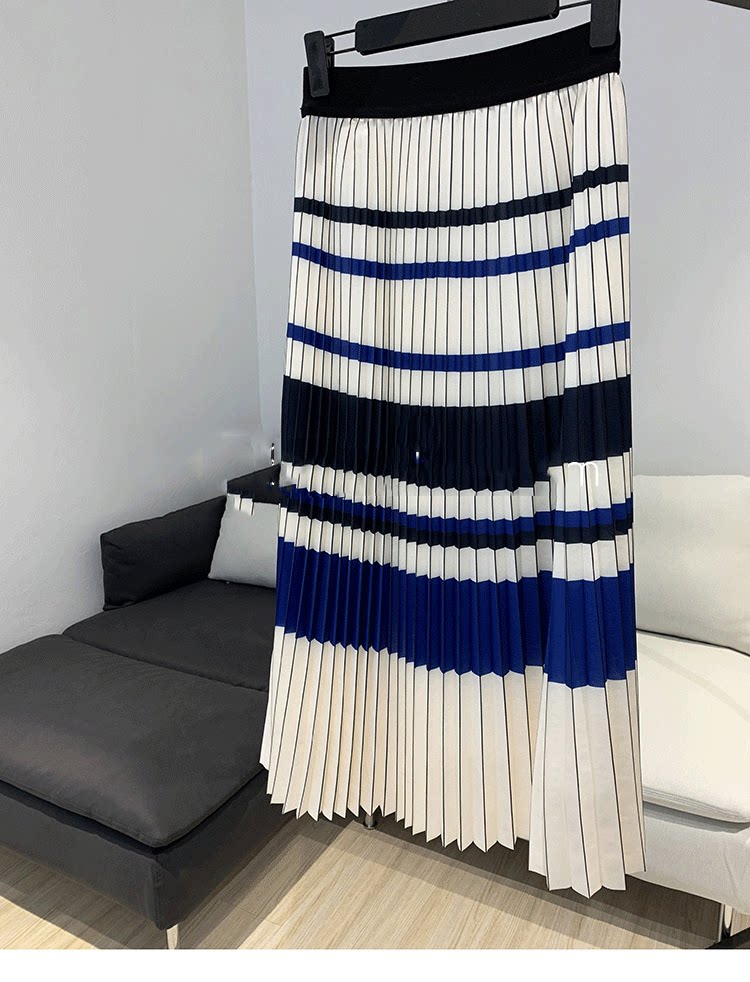 MAOBAN 意大利 犹如钢琴键盘 高端压褶巨显瘦优雅百褶裙半身裙|ruв категории Женская одежда, юбка - от Buy2taobao.com для оказания профессиональной услуги покупки агента Taobao